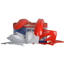 POLISPORT КОМПЛЕКТ ПЛАСТІКОВ HONDA CRF 450R '02-'03 КОЛІР CZERWONO БІЛИЙ OEM
