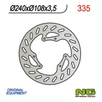 NG ДИСК ТОРМОЗНИЙ ПЕРІД DERBI 50 SENDA R/R-RACER/X-TREME/X-RACE '00-'09 (240X108X3,5)