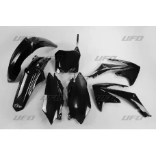 UFO КОМПЛЕКТ ПЛАСТІКОВ HONDA CRF 450 R '09-'10, CRF 250 '10 КОЛІР ЧОРНИЙ  (HO113E001)