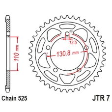 JT ЗІРОЧКА ЗАД 4585 46 BMW S 1000 RR '09-'11 (458546JT) (LANC. 525) ЧОРНА