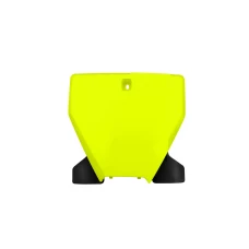 UFO TABLICA NA НОМЕР СТАРТОВИЙ Z POSZERZENIEM HUSQVARNA TC 125/250 '19-'21 , FC 250/350/450 '19-'21 КОЛІР ЖОВТИЙ FLUO