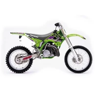 BLACKBIRD КОМПЛЕКТ НАЛІПОК (OKLEIN) KAWASAKI KX 125/250 '94-'98 DREAM 5 КОЛІР ЗЕЛЕНИЙ ЧОРНИЙ