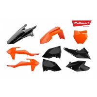 POLISPORT КОМПЛЕКТ ПЛАСТІКОВ KTM SX/SX-F '16-'18 W КОМПЛЕКТІ TABLICA ПЕРІД (8664900001) КОЛІР ЧОРНИЙ КОЛІР ПОМАРАНЧ