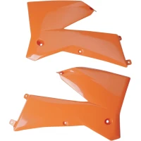 UFO КРИШКИ РАДІАТОРА KTM SX '05-'06, EXC '05-'07 КОЛІР КОЛІР ПОМАРАНЧ