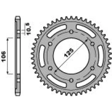 ЗАДНЯ ЗІРКА PBR 4529 50 C45 TRIUMPH TIGER 800 (11-16) (LANC.525) (JTR2014.50) DAYTONA 675 '06-'17