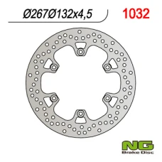 NG ДИСК ТОРМОЗНИЙ ЗАД YAMAHA T-MAX 500 '01-'13 (267X132X4,5) (6X8,5MM)