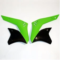UFO КРИШКИ РАДІАТОРА KAWASAKI KXF 250 '07 КОЛІР ZIELONY/CZARNY