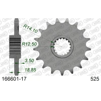 AFAM 2026/04 ШЕСТЕРНЯ ПЕРІД 2078 17 BMW F 650/700/800 GS (JTF704.17) (LANC. 525)