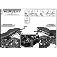 KAPPA СТЕЛАЖ ПІД СУМКИ (МІШКИ) БІК KAWASAKI ER-6N 05 - 08