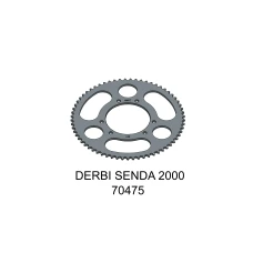 TEC-X ЗАДНЬОЇ SPROCKET, 65 ЗУБІВ (420), Ø105MM, APRILIA, DERBI, DRAC, RIEJU, YAMAHA