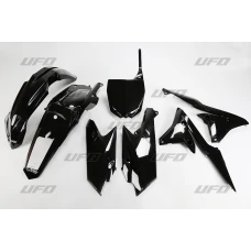 UFO КОМПЛЕКТ ПЛАСТІКОВ YAMAHA YZF 250 '12-'18, YZF 450 '14-'17 КОЛІР ЧОРНИЙ  (YA318E001)
