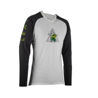LEATT (НОВИНКА 2023) СОРОЧКА ROWEROWA MTB GRAVITY 2.0 JERSEY ZOMBIE КОЛІР BIALY/CZARNY РОЗМІР XL