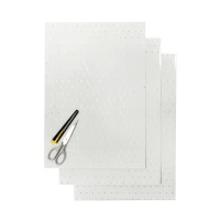 BLACKBIRD КОМПЛЕКТ НАЛІПОК (OKLEIN) (ПЛІВКА CRYSTALL 0,4 MM) (ПЕРФОРОВАНА) 3 X ЛИСТ 47X33CM, КОЛІР TRANSPARENTNY