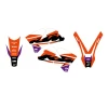 BLACKBIRD КОМПЛЕКТ НАЛІПОК (OKLEIN) KTM EXC\/EXC-F '05-'07, SX\/SX-F '05-'06 DREAM 5 КОЛІР КОЛІР ПОМАРАНЧ ЧОРНИЙ - зображення 2