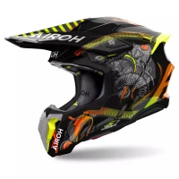 AIROH ШОЛОМ CROSS / ENDURO / ATV / QUAD TWIST 3 TOXIC КОЛІР ЖОВТИЙ FLUO/POMARANCZOWY/CZARNY РОЗМІР L