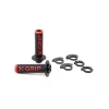 X-GRIP ПЕРЕМИКАЧІ (GRIPY) BRAAAAP GRIPS LOCK-ON-GRIP (З ПЕРЕХОДНИКАМИ ROLGAZU) RED OPEN END (Z ОТВОРОМ) КОЛІР ЧЕРВОНИЙ - зображення 1