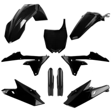 POLISPORT КОМПЛЕКТ ПЛАСТІКОВ (ПОВНИЙ KIT) YAMAHA YZ 250F '14-'18; YZ 450F '14-'17 W КОМПЛЕКТІ TABLICA ПЕРІД (8678400002) I КРИШКИ AMORTYZAROROW (8352000002) КОЛІР ЧОРНИЙ