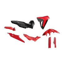 RACETECH (RTECH) КОМПЛЕКТ ПЛАСТІКОВ Z SIEDZENIEM REVOLUTION HONDA XL 750 TRANSALP '23-'25 КОЛІР ЧЕРВОНИЙ / ЧОРНИЙ