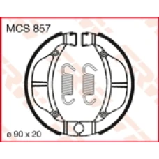 TRW LUCAS КОЛОДКИ БАРАБАННІ ДИСКОВІ ТОРМОЗНІ (90X20MM) (K715)