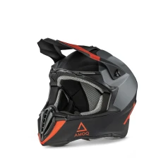 AMOQ AIRFRAME ШОЛОМ BLACK/GRAY/RED L