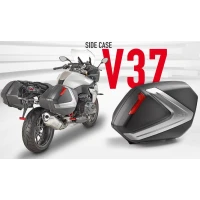 GIVI V37 ПАРА OF BLACKSIDECASES WITH ЧЕРВОНА REFLECTORS