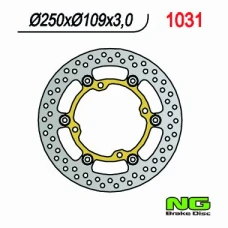 NG ДИСК ТОРМОЗНИЙ ПЕРІД KAWASAKI KXF 250/450 '03-'14 (250X109X3) (4X9,5MM) PLYWAJACA