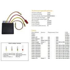 DZE РЕГУЛЯТОР НАПРУГИ POLARIS 400/500/600/700 SPORTSMAN SCRAMBLER 03-04 (OEM:4010796, 2203638)