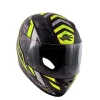 KAPPA 2024\/12 ШОЛОМ KJ04 EVO PROX JUNIOR INTEGRALNY FULLFACE КОЛІР \/ ЧОРНИЙ \/ ЖОВТИЙ FLUO MATT РОЗМІР 54 \/ XL (УПРАВЛІННЯ ECE 22R06) - зображення 1