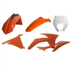 POLISPORT КОМПЛЕКТ ПЛАСТІКОВ KTM EXC/EXC-F '12-'13 W КОМПЛЕКТІ ЗАХИСТ ФАРИ (8666700001) КОЛІР КОЛІР ПОМАРАНЧ OEM