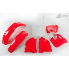 UFO КОМПЛЕКТ ПЛАСТІКОВ HONDA CR 125 '93-'94, CR 250 '92-'94 КОЛІР OEM (CZERWONY/BIALY) (HO096E999)