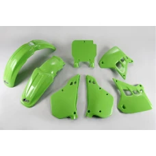 UFO КОМПЛЕКТ ПЛАСТІКОВ KAWASAKI KX 250 '90-91, КОЛІР OEM (ЗЕЛЕНИЙ)