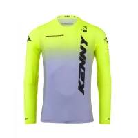 KENNY RACING 2025 СОРОЧКА CROSS/ENDURO МОДЕЛЬ PERFORMANCE GRADIENT GREY/NEON ЖОВТИЙ КОЛІР SZARY/ZOLTY FLUO/CZARNY РОЗМІР S