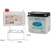 LANDPORT АКУМУЛЯТОР YB16B-A 12V 16AH (160X90X158) OBSLUGOWY - ELEKTROLIT OSOBNO (2) UE2019/1148