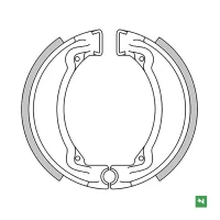 NEWFREN ПРОДАЖА КОЛОДКИ БАРАБАННІ ДИСКОВІ ТОРМОЗНІ YAMAHA DT 50 78-86 ,RD 50/80 , YZ 80 , TY 125/250 77-92 ( 110X25MM)