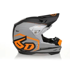 6D HELMETS ШОЛОМ CROSS/ENDURO МОДЕЛЬ ATR-2 DELTA NEON ПОМАРАНЧЕВИЙ КОЛІР КОЛІР CZARNY/SZARY/POMARANCZOWY РОЗМІР M ( 57 - 58 CM )