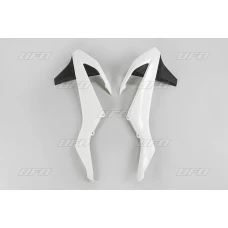 UFO КРИШКИ РАДІАТОРА KTM SX/SXF 16-18, EXC/EXCF 17-19 КОЛІР OEM (BIALY/CZARNY)