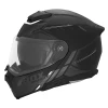 NOX FLIP-UP HELMET NOX ШОЛОМ SZCZEKOWY (FLIP-UP) Z БЛЕНДА N967 SYNCHRO КОЛІР ЧОРНИЙ\/БІЛИЙ\/СІРИЙ МАТОВА РОЗМІР M - зображення 2