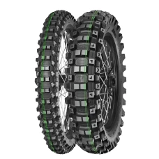 MITAS ШИНА 110/100-18 TERRA FORCE-EX MH СУПЕР SOFT 64M (ПОДВІЙНИЙ ЗЕЛЕНИЙ РЕМІНЬ) TT ЗАД DOT 04/2024 (460107) (ZAMIENNIK:70000223)