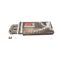 EK ЛАНЦЮГ EK520MRD-7 114 БЕЗ O-RINGOW, КОЛІР NATURAL (MOTOCROSS DO 500 CCM) (39,7KN) (MADE IN JAPAN) (ЗАСТІБКА)