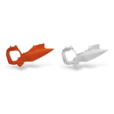 UFO КАРТИ ЗАД KTM SX/SXF '11-'15, EXC '12-'15 КОЛІР БІЛИЙ (Z КОРОБКА ФІЛЬТРА ПОВІТРЯ)