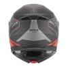 NOX ШОЛОМ SZCZEKOWY (FLIP-UP) Z БЛЕНДА N967 CONQUER КОЛІР ЧОРНИЙ MAT\/CZERWONY РОЗМІР S - зображення 7
