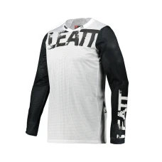 LEATT (2022) СОРОЧКА MOTO 4.5 X-FLOW JERSEY WHITE КОЛІР BIALY/CZARNY РОЗМІР S