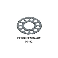 TEC-X ЗАДНЬОЇ SPROCKET, 62 ЗУБІВ (420), Ø108MM, APRILIA 14-, DERBI 10-, GILERA 10-