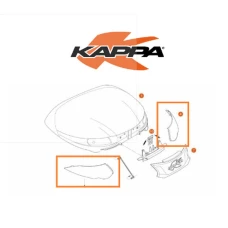 KAPPA 2024/05 ПЛАФОН ВІДБЛИСКУЮЧІ (КОЛІР БІЛИЙ) DO БАГАЖНИКА K56NT