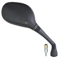 EMGO 2025/02 ДЗЕРКАЛО YAMAHA XC 125 '05-'12 ПРАВА (OEM: 5ML-F6290-00/10/11/12) КОЛІР ЧОРНИЙ (УЗОР ОРИГІНАЛУ) (УПРАВЛІННЯ)