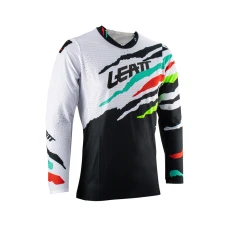 LEATT (НОВИНКА 2023) СОРОЧКА MOTO 5.5 ULTRAWELD JERSEY TIGER КОЛІР BIALY/CZARNY/ZIELONY/CZERWONY РОЗМІР S
