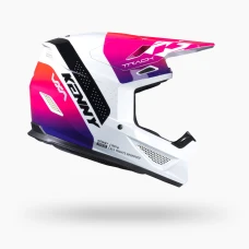 KENNY RACING ШОЛОМ CROSS/ENDURO TRACK GRAPHIC BLAST WHITE GRADIENT КОЛІР BIALY/ROZOWY/FIOLETOWY РОЗМІР XS