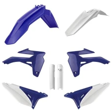 POLISPORT КОМПЛЕКТ ПЛАСТІКОВ (ПОВНИЙ KIT) SHERCO SE-R/SEF-R '16 W КОМПЛЕКТІ КРИШКИ АМОТРТИЗАТОРІВ (8399000005) КОЛІР СИНІЙ БІЛИЙ OEM