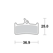 MOTOMASTER ТОРМОЗНИЙ ПІДКЛАДКА BICYCLE ORGANIC: SHIMANO XT BR-M755, GRIMECA СИСТЕМИ