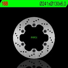NG ДИСК ТОРМОЗНИЙ ЗАД KAWASAKI GPX 600R '88-'96 (241X130X6) (4X10,5MM)